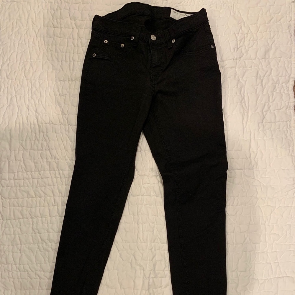 Rag and Bone Black skinny jeans
